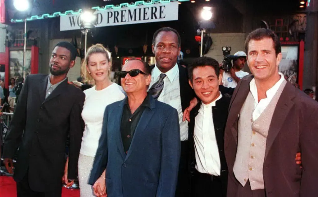 Con il cast di &quot;Arma letale 4&quot;