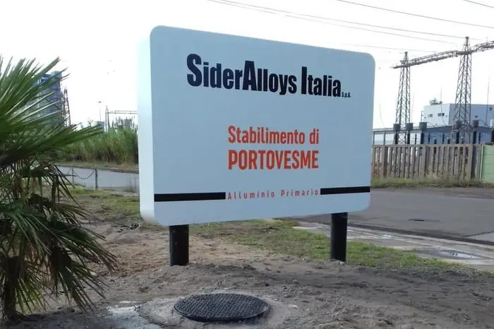Sider Alloys a Portovesme (Archivio L'Unione Sarda)