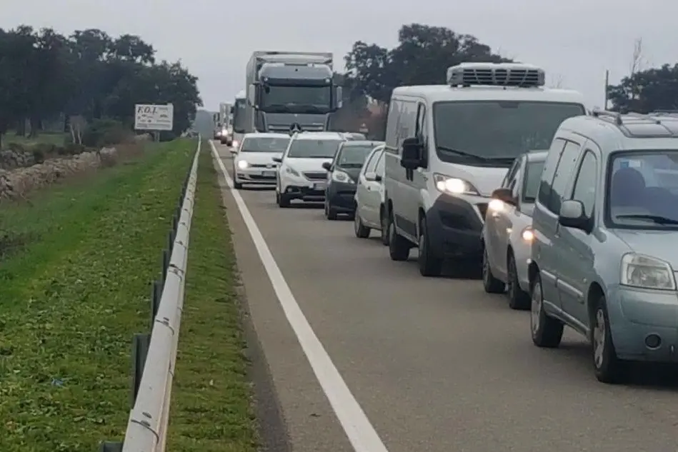 La strada bloccata