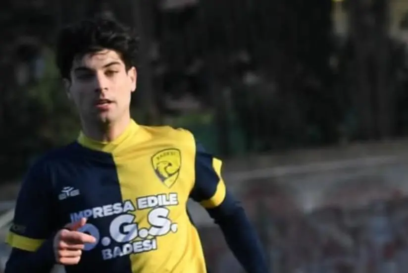 Giovanni Foddai, attaccante del Badesi 09 (G.Pischedda).