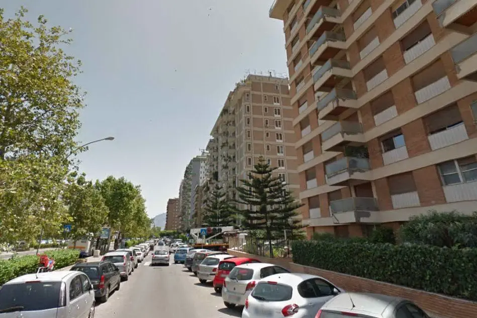 Viale della Croce Rossa a Palermo (foto Google Maps)