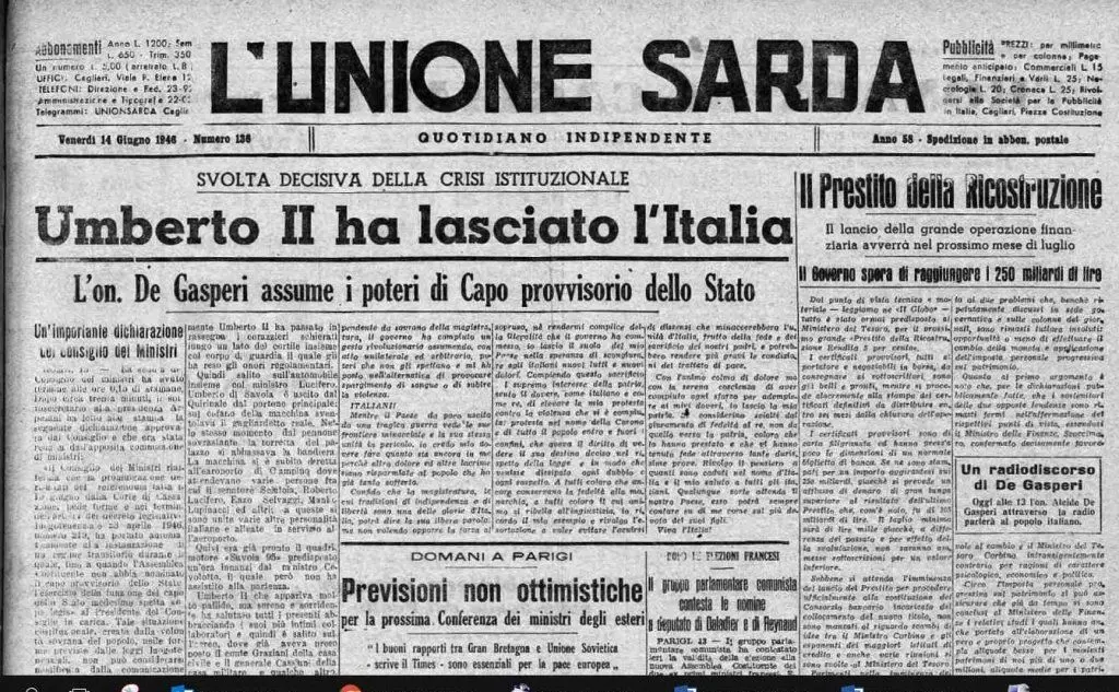 La notizia su L'Unione Sarda
