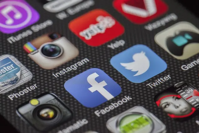 Alcuni tra i principali social network (foto Pixabay.com)