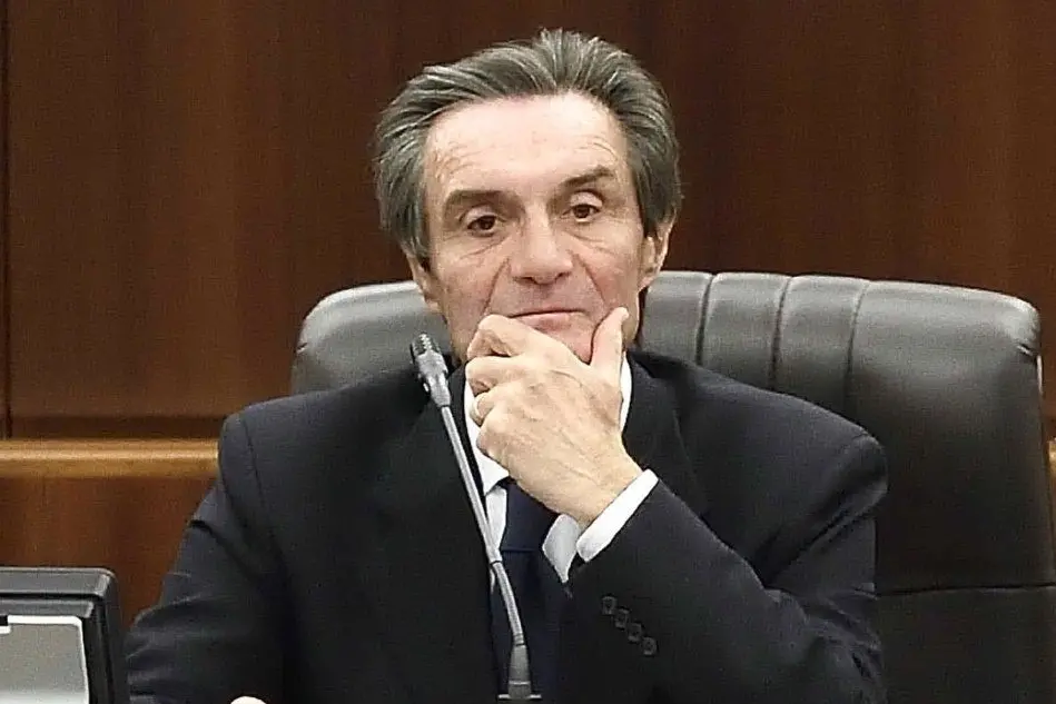 Il presidente Attilio Fontana (Ansa)