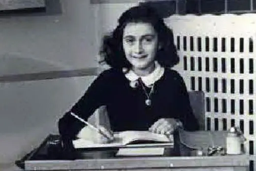 Anna Frank (foto Ansa)