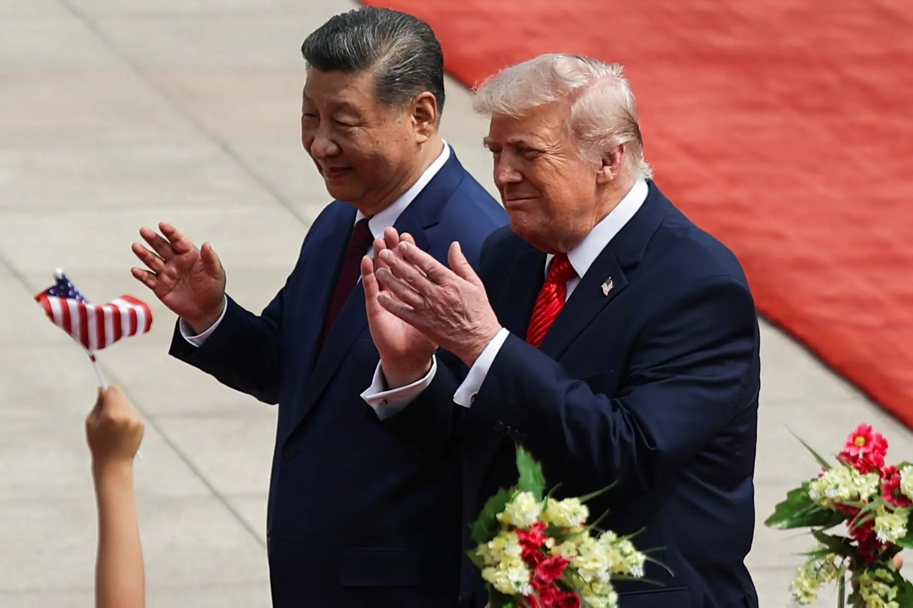 Trump e Xi Jinping (Ansa)