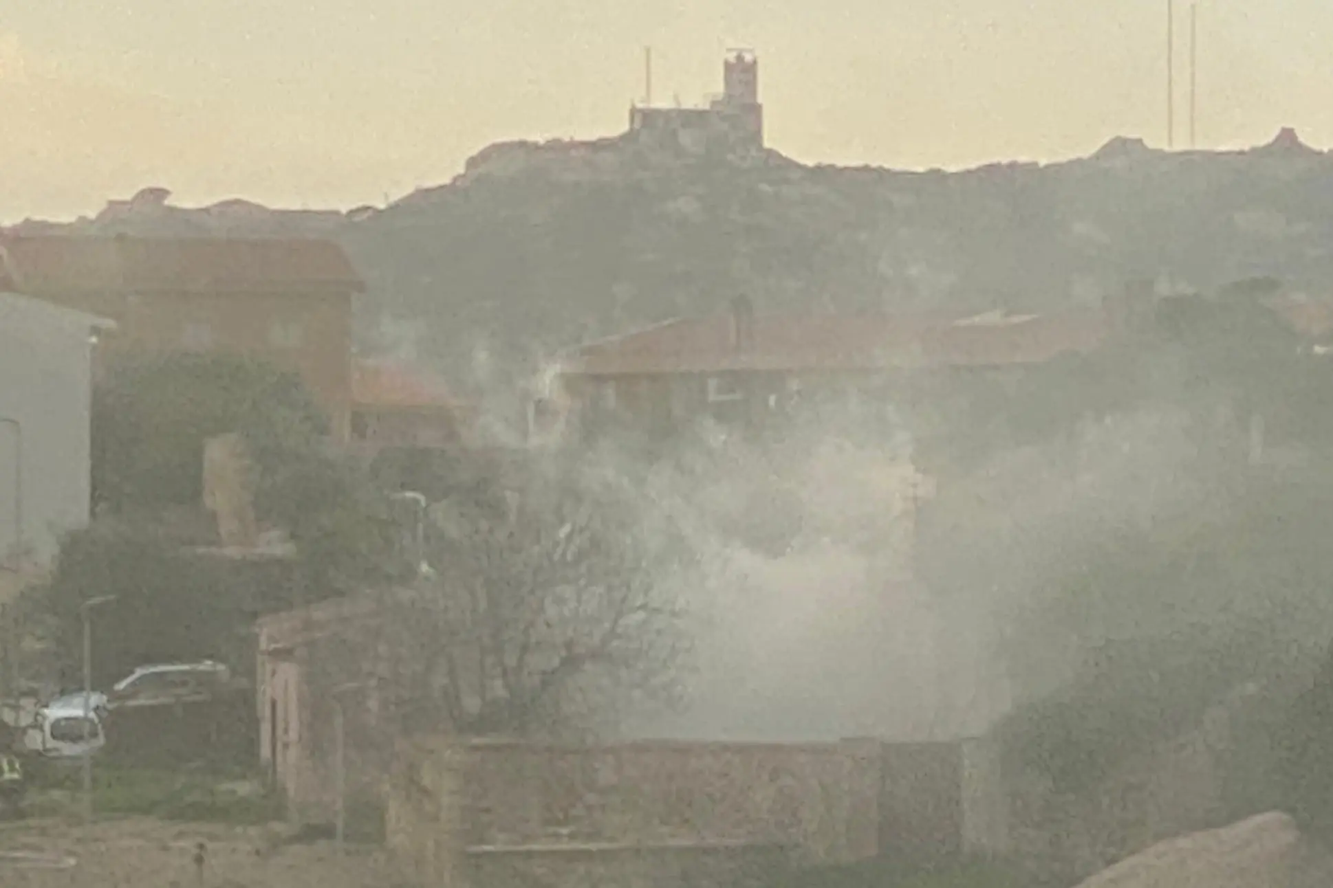 The smoke (Photo Tellini)