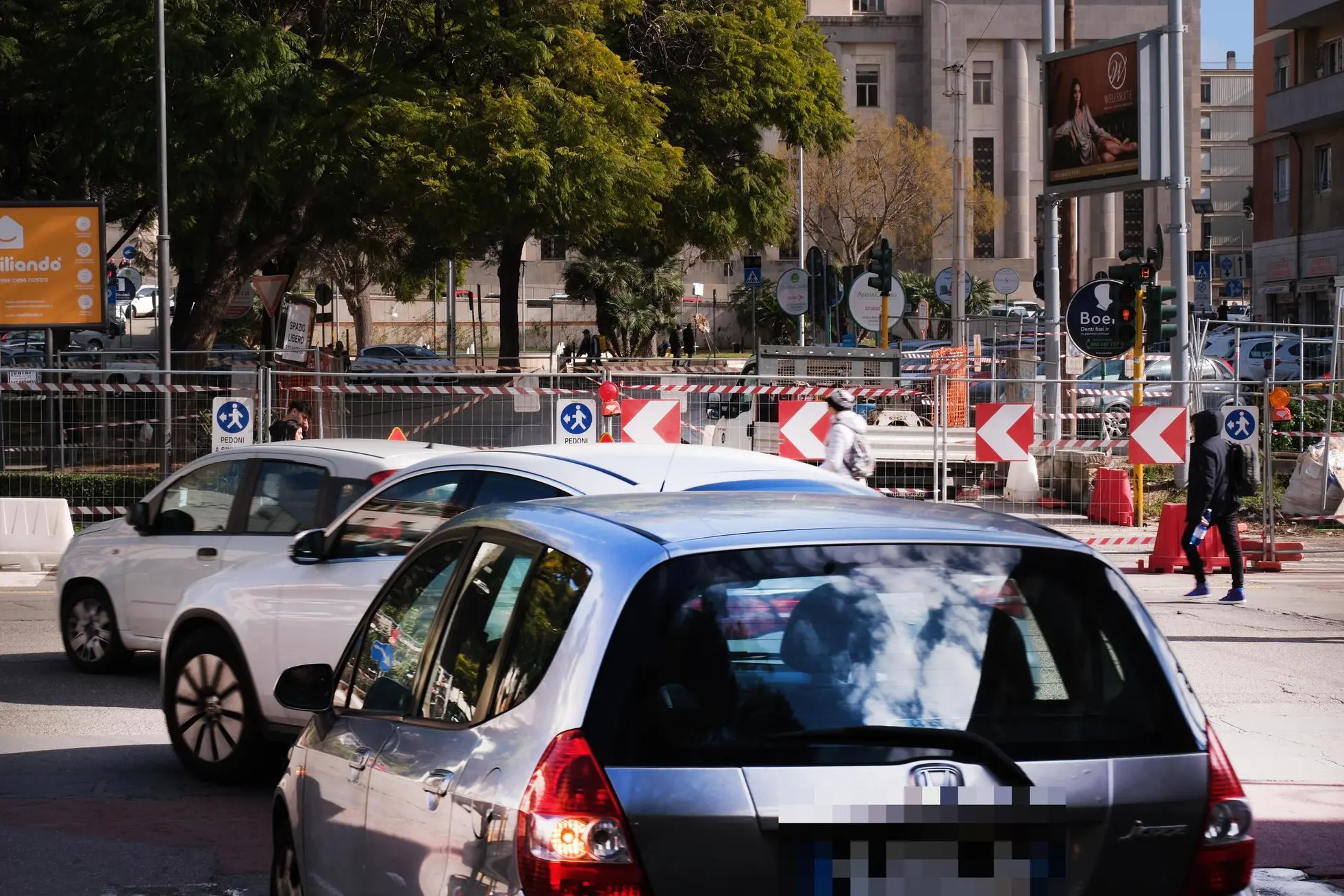Traffico a Cagliari (archivio L'Unione Sarda @Ungari)