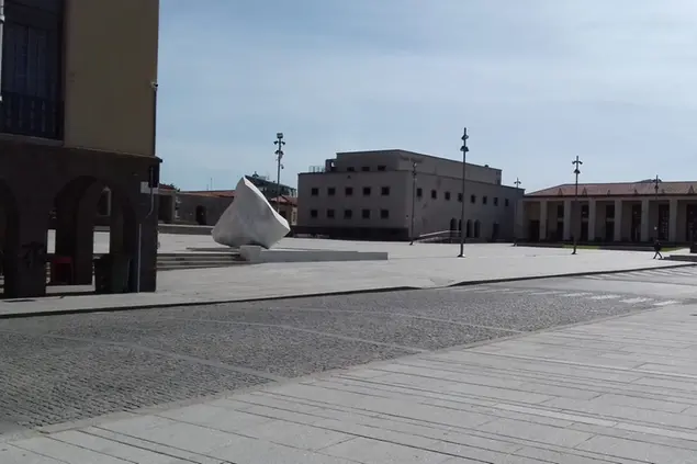 Piazza Roma a Carbonia (Foto Andrea Scano)