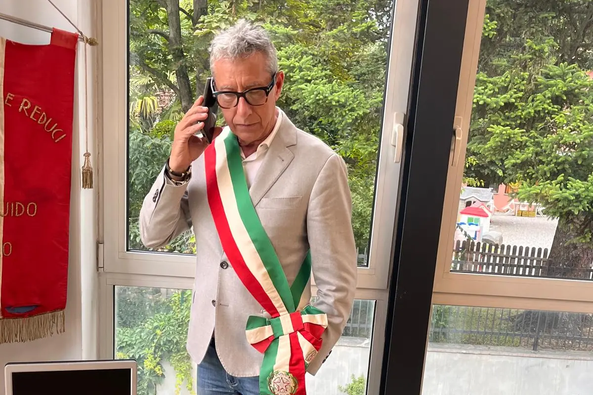 Mariolino Deplano, 69 anni, sindaco di Comabbio (Varese)