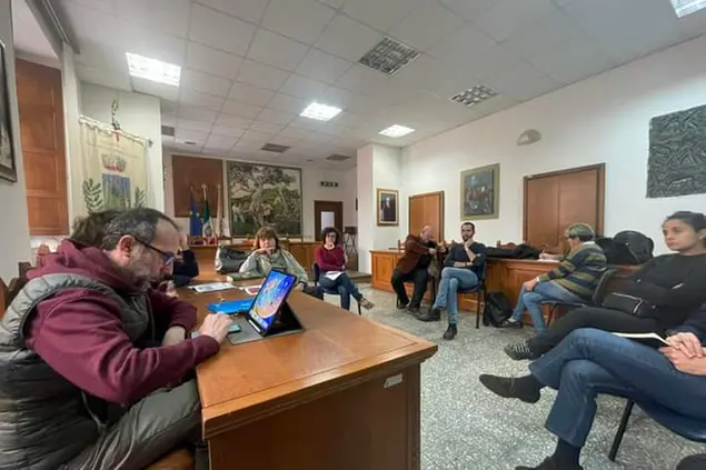 Un momento della visita (foto concessa)
