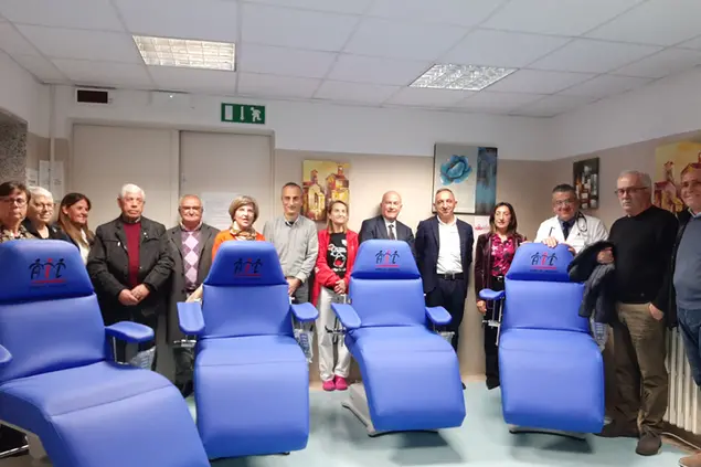 La donazione (Foto Asl)