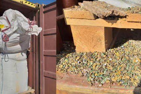Controlli al Porto Canale di Cagliari: sequestrate oltre 46 tonnellate di rifiuti plastici