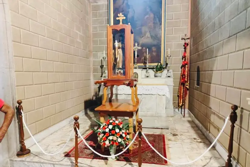Il simulacro (foto concessa)