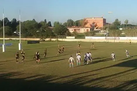 L'Alghero nel contro il Rugby Lecco