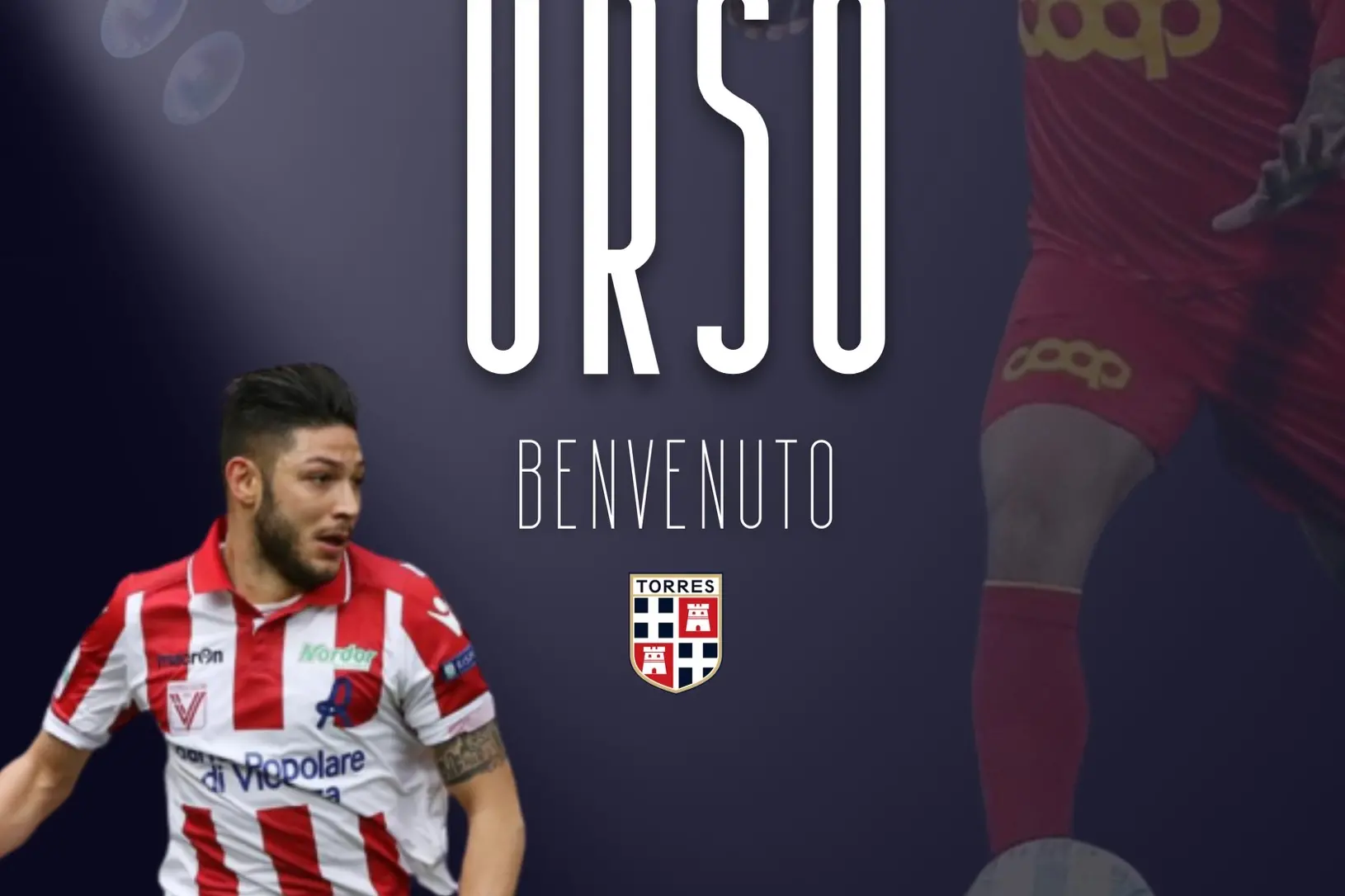 Il neo acquisto Urso (foto Torres)