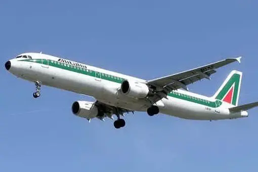 Un aereo Alitalia
