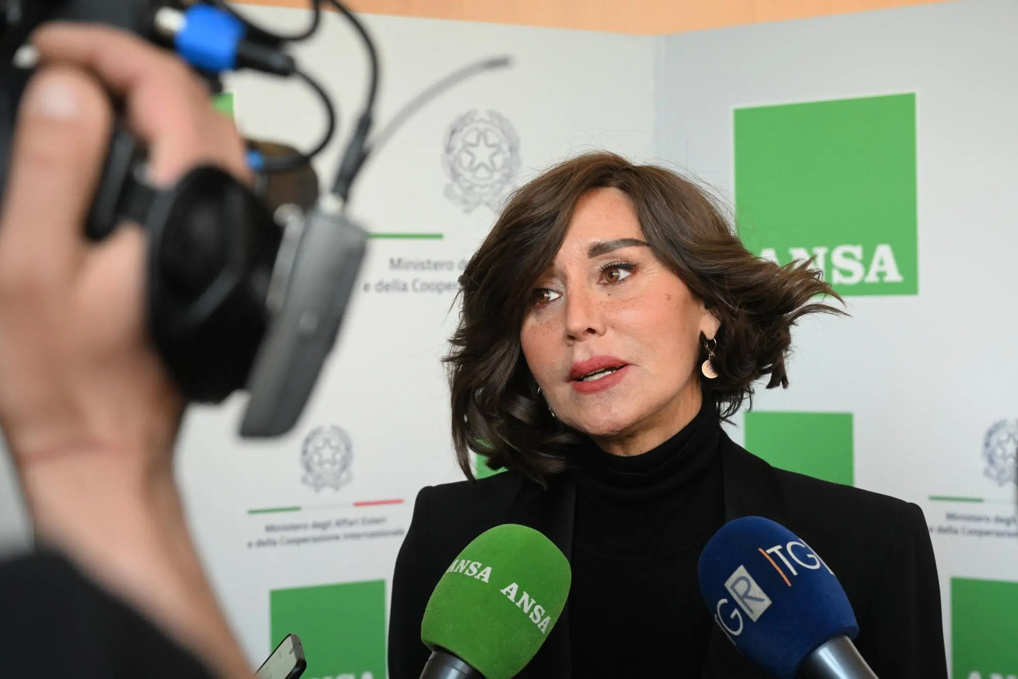 Italy's Minister of University, Anna Maria Bernini, attends the Conference "Scientific and Space Attaches Scientific. Diplomacy at the Service of Italy's Growth". Padua, 7 March 2023. ANSA/CLAUDIO PERI
