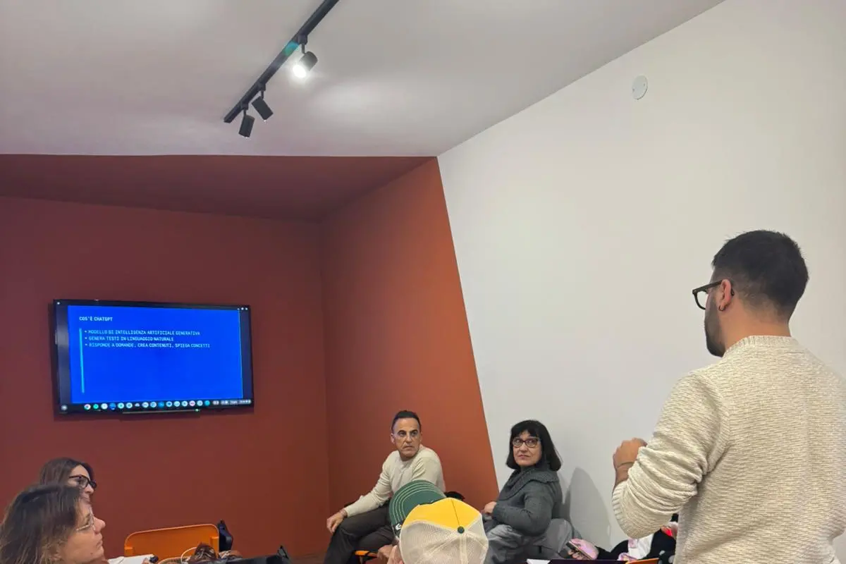 Un momento dell'incontro sull'IA (foto concessa)