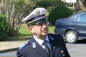 L'ex comandante della municipale Denegri (foto concessa)