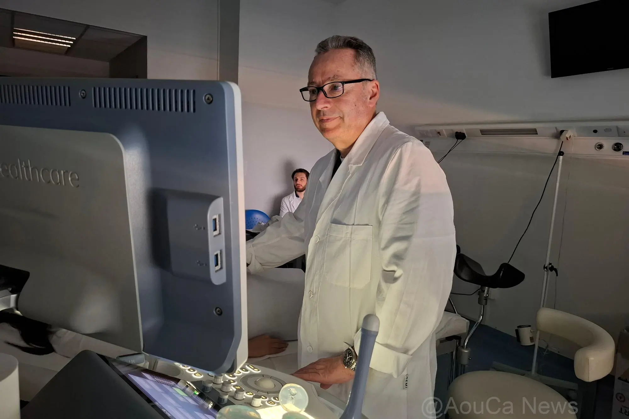 Il professor Angioni (foto Aou Cagliari)