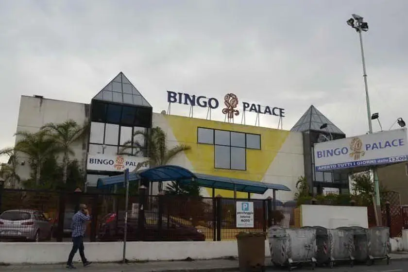 Il Bingo Palace (Archivio L'Unione Sarda)