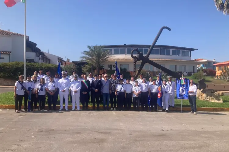 La cerimonia della Corazzata Roma a Porto Torres (foto Pala)