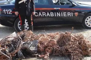 Rame sequestrato dai carabinieri