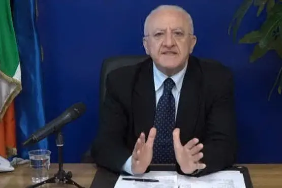 Il governatore Vincenzo De Luca