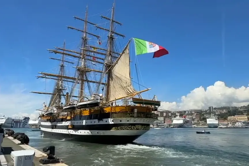 Nave Vespucci, parte da Genova il nuovo tour Mondiale in Nord America