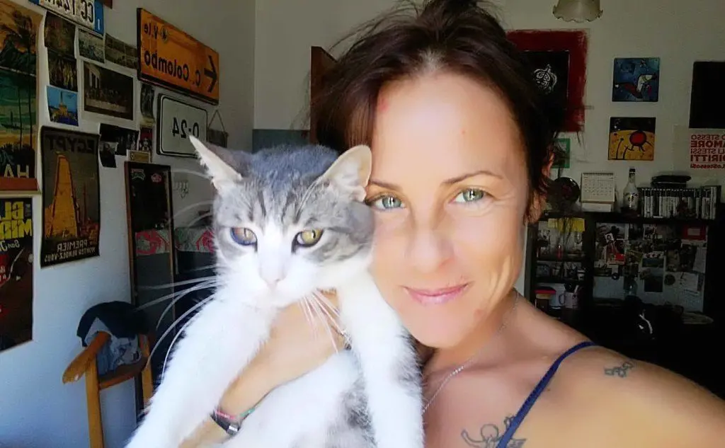 Silvia Ancis insieme a Desy, Quartu Sant'Elena