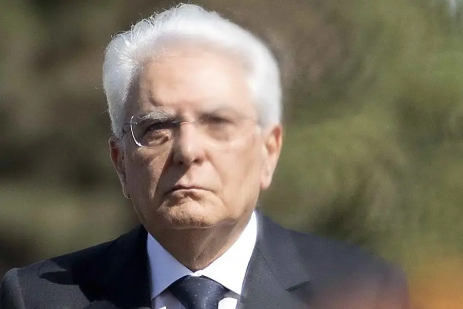 Il presidente della Repubblica Sergio Mattarella (foto Ansa)