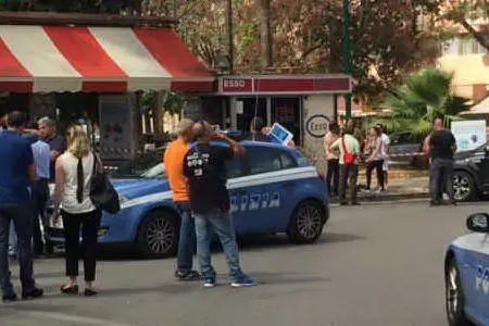 Il distributore in cui è avvenuto l'omicidio