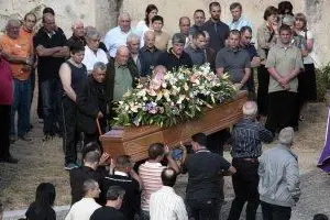 Orgosolo: i funerali di Giuseppe Mereu