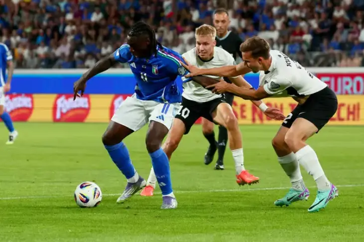 Il match tra Italia ed Estonia