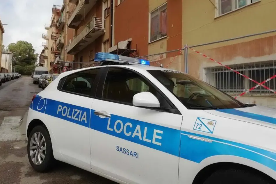 Una pattuglia (foto concessa dall'Amministrazione)