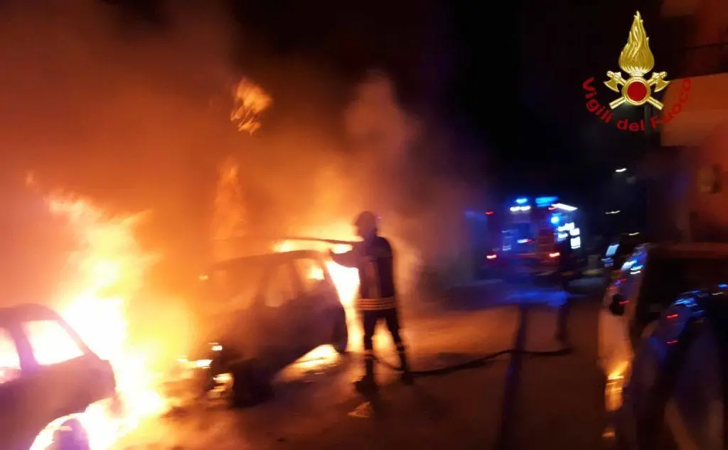 L'intervento dei vigili del fuoco