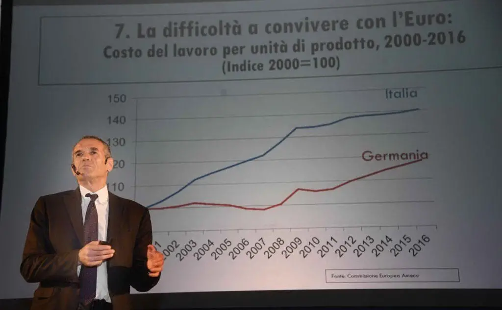 Carlo Cottarelli presenta il libro \"I sette peccati capitali dell'economia italiana\". (Foto Ansa)