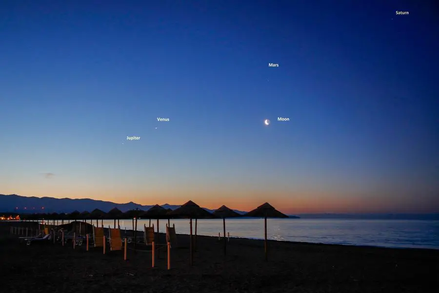 Lo scatto realizzato al Poetto di Quartu (foto Lorenzo Busilacchi, concessa)