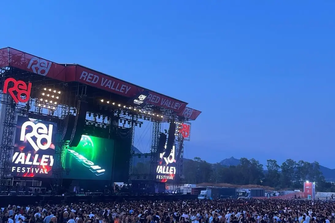 Un’immagine della Olbia Arena che ospita il Red Valley (foto Ilenia Giagnoni)