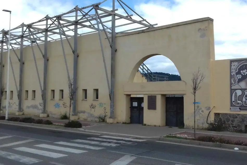 Lo stadio comunale di Carbonia (L'Unione Sarda - Scano)