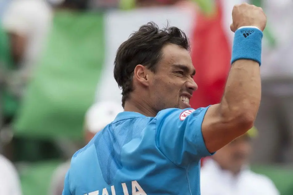 L'azzurro Fabio Fognini, numero 40 del ranking Atp