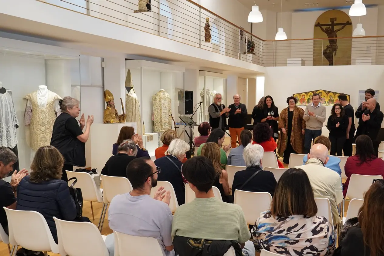 Un momento della presentazione del CD di Mossa a Oristano (foto concessa)