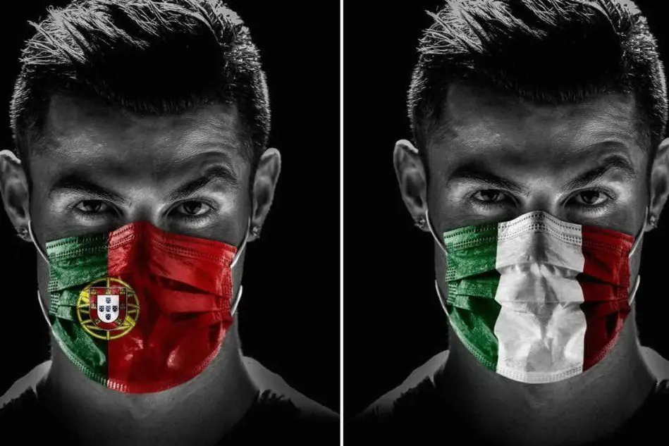 Le due immagini (foto Instagram)