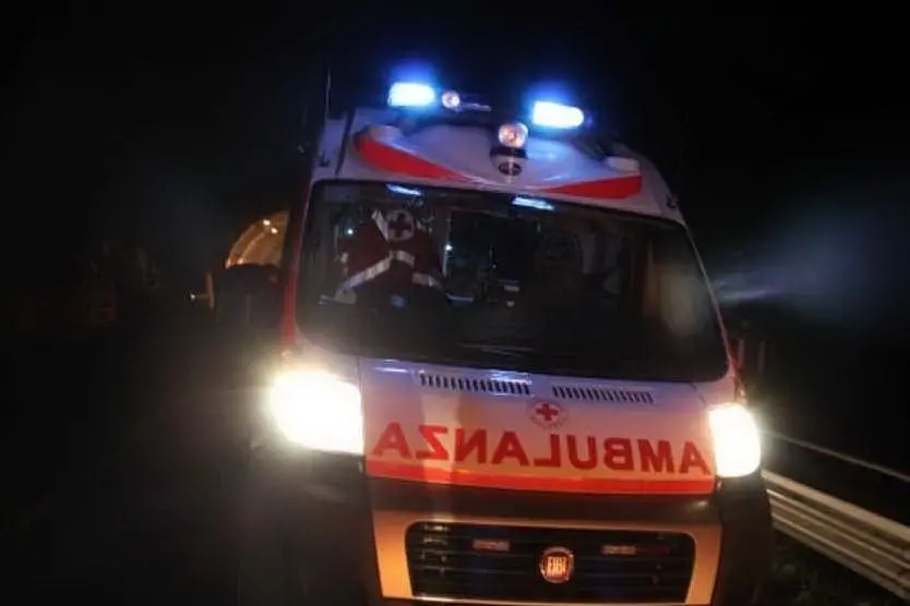 Un'ambulanza