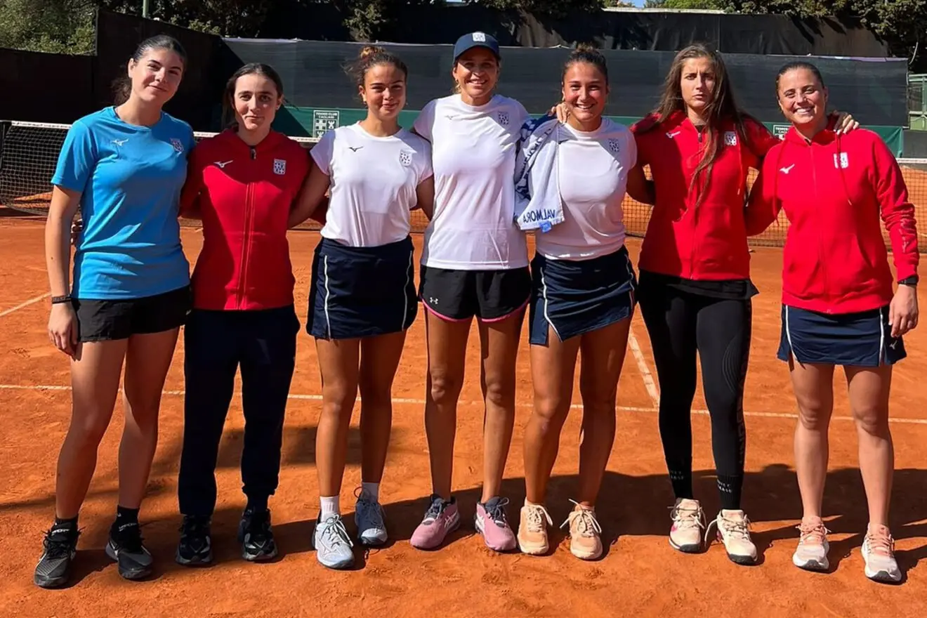 Le ragazze del Tc Cagliari (foto concessa)