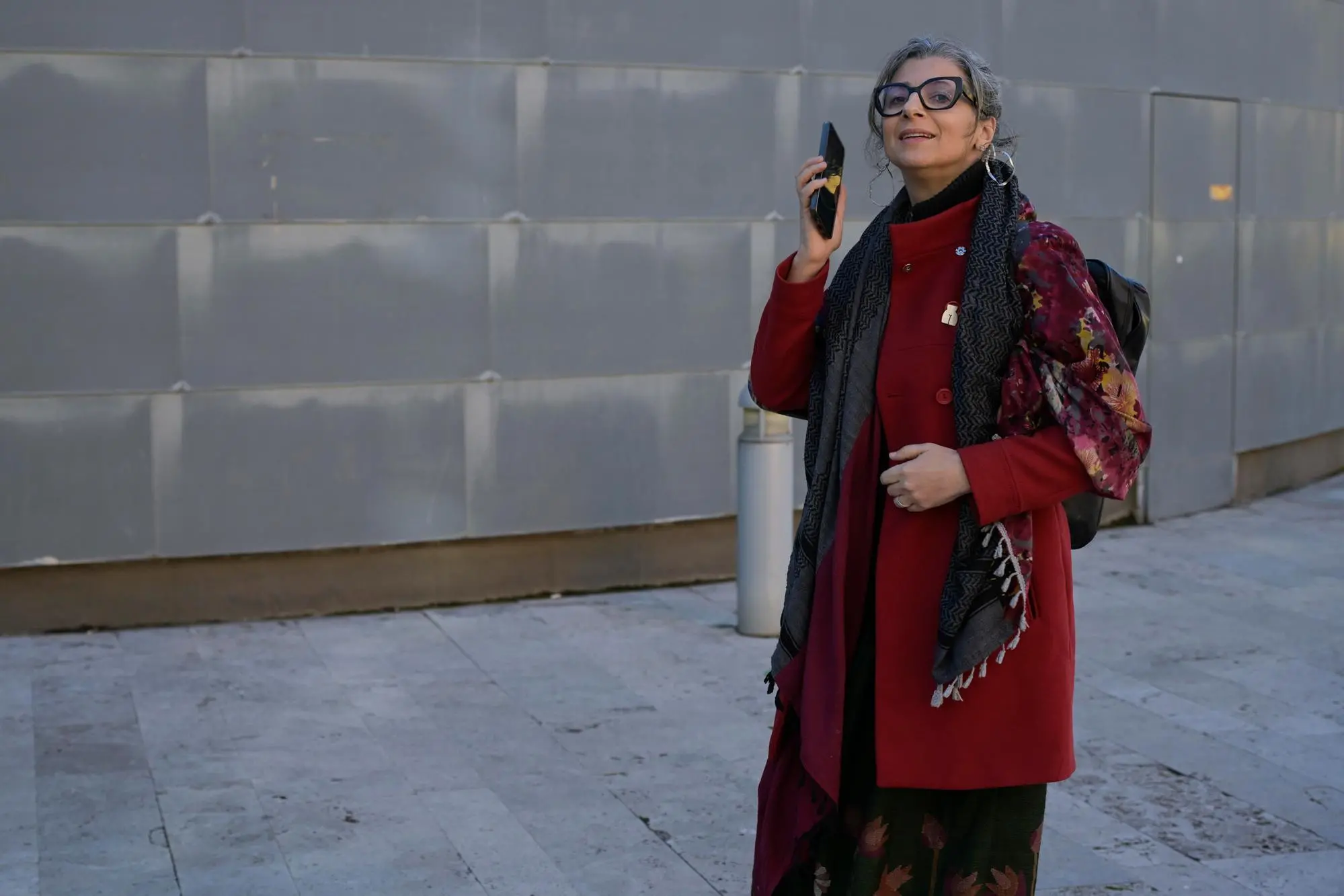Francesca Albanese, UN Special Rapporteur on the situation of human rights in the Palestinian Territory occupied since 1967, during the event entitled Rebuild Justice at Roma Tre University, Rome, Italy, 29 November 2025. ANSA/RICCARDO ANTIMIANI