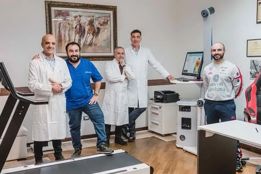 Alcuni dei medici dello staff Dinamo Lab