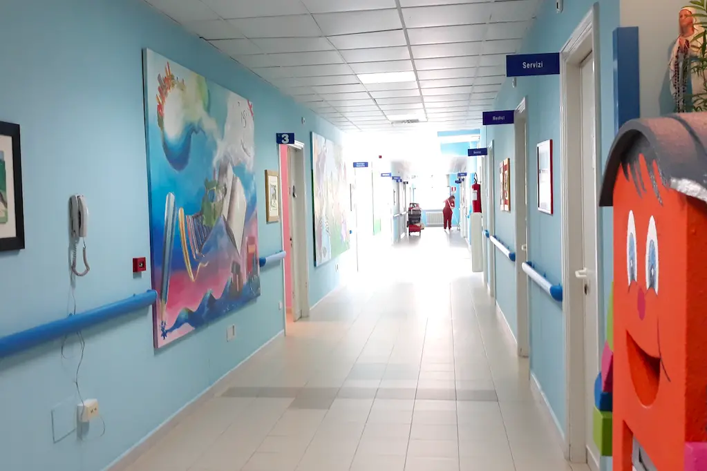Il reparto di Pediatria dell'ospedale di Scorrano (foto da google)