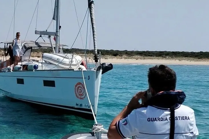 L'intervento della Guardia costiera a Narbolia